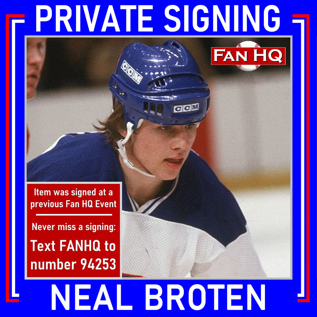 Neal Broten Autographed Fan HQ Exclusive 1980 Lake Placid Puck Autographs FanHQ
