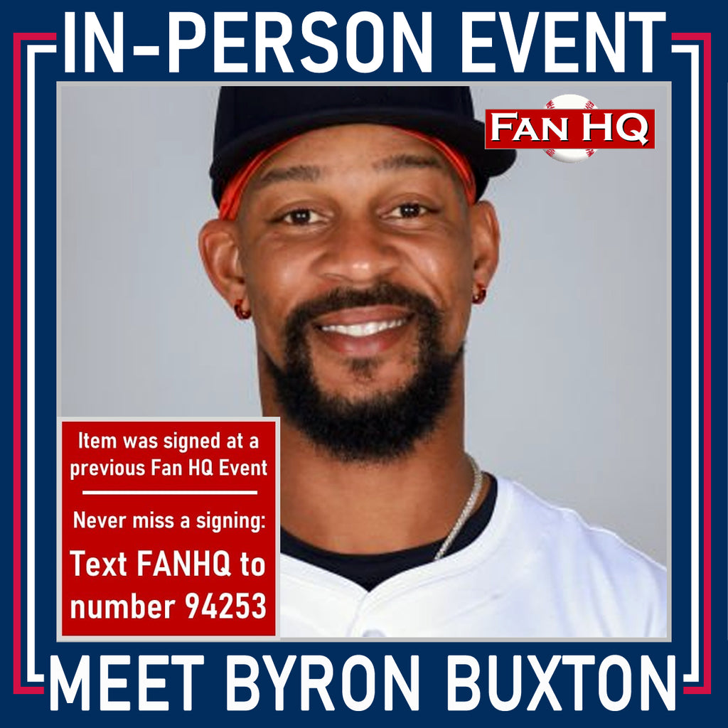 Byron Buxton Autographed 2022 All Star Game Baseball w/ 1st ASG Inscription (Numbered Edition) Autographs FanHQ