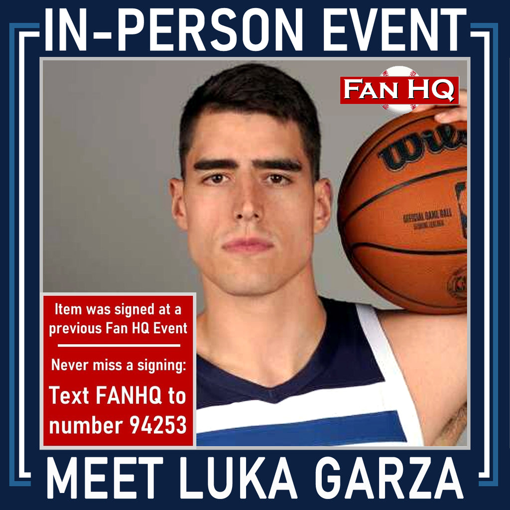 Luka Garza Autographed Minnesota Timberwolves 8x10 Photo Autographs Fan HQ