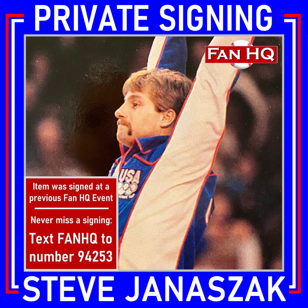 Steve Janaszak Autographed 1980 Team USA 8x10 Photo Autographs FanHQ