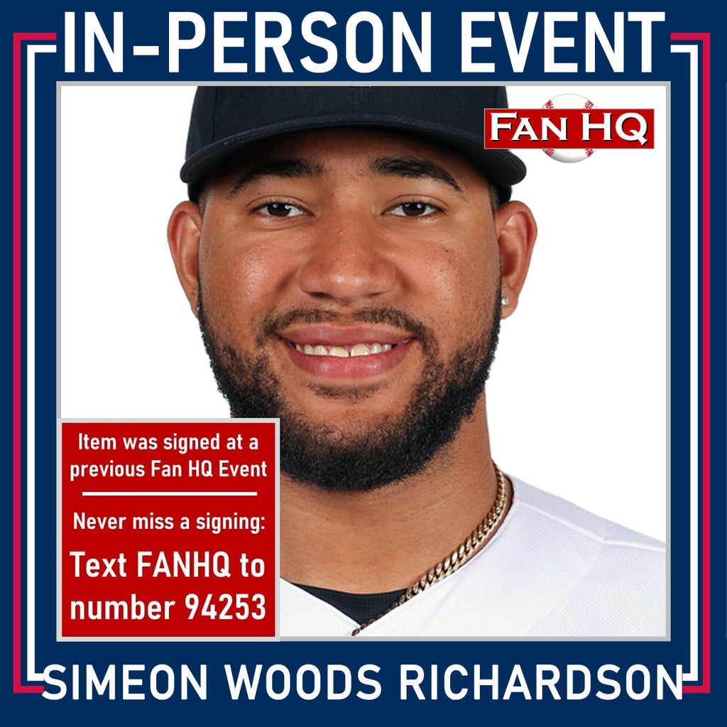 Simeon Woods Richardson Autographed Minnesota Twins 8x10 Photo Autographs Fan HQ