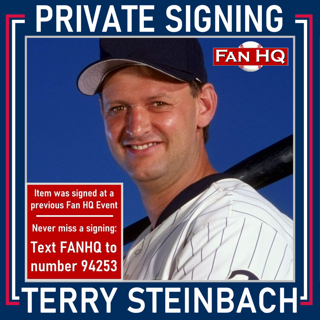 Terry Steinbach Autographed 1988 World Series OMLB Baseball Oakland Athletics Autographs Fan HQ