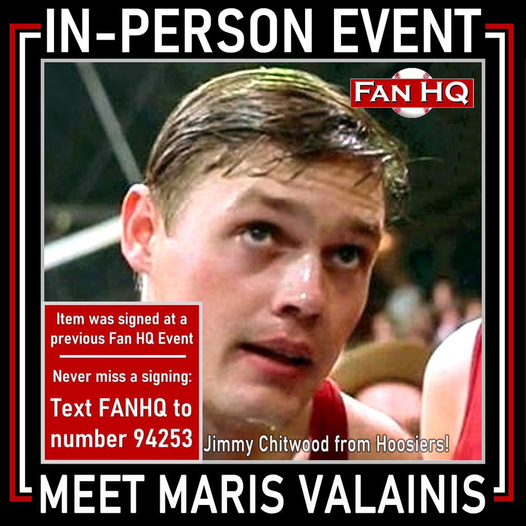 Maris Valainis Jimmy Chitwood Autographed Hoosiers 11x17 Mini Movie Poster Autographs FanHQ