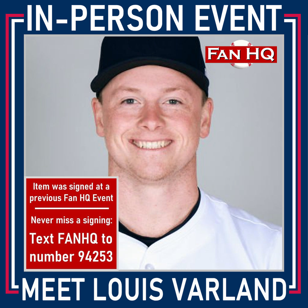 Louis Varland Autographed Minnesota Twins 8x10 Photo Autographs FanHQ