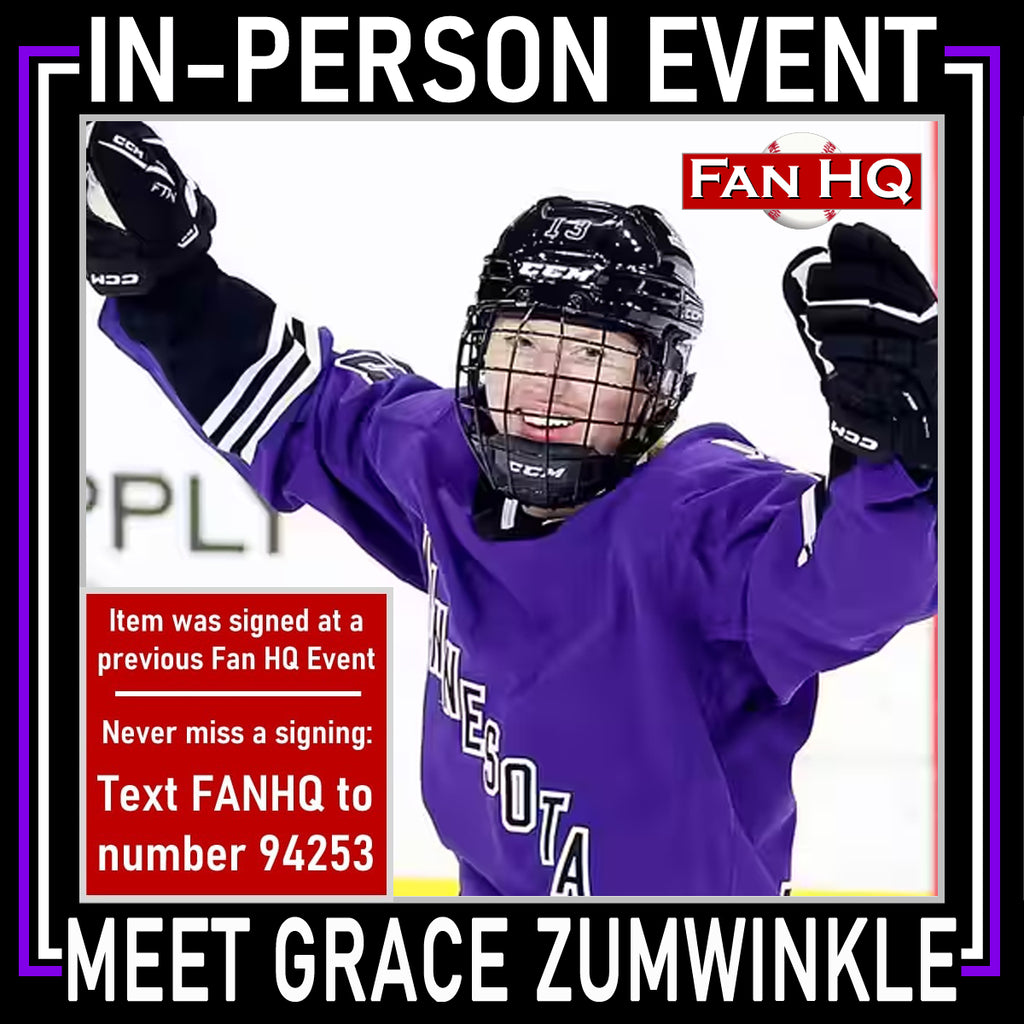 Grace Zumwinkle Autographed PWHL Minnesota Official Game Puck Autographs FanHQ