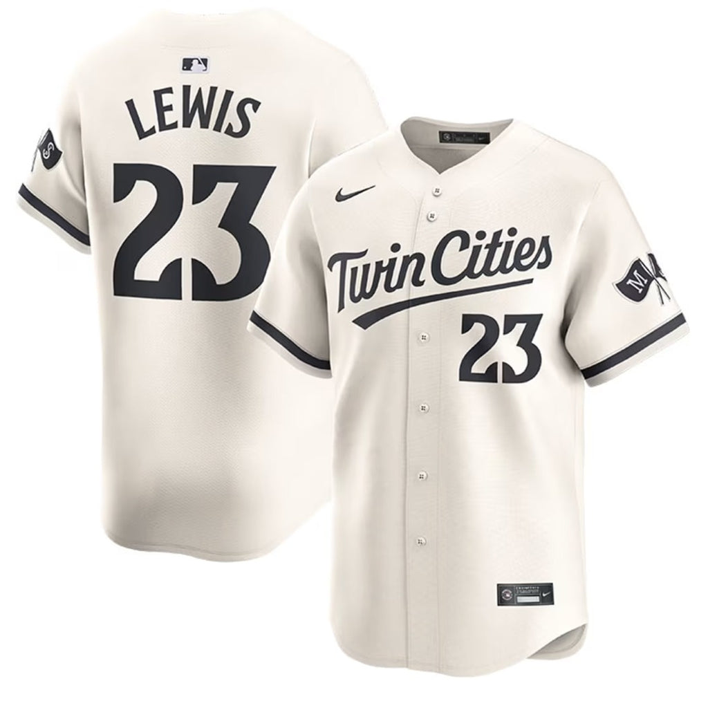 AVAILABLE IN-STORE ONLY! Royce Lewis Minnesota Twins Nike Cream Twin Cities Home Alternate Limited Jersey Jersey Nike