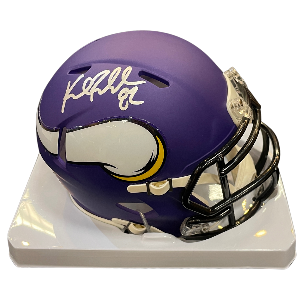 Kyle Rudolph Autographed Minnesota Vikings Mini Helmet Autographs FanHQ   