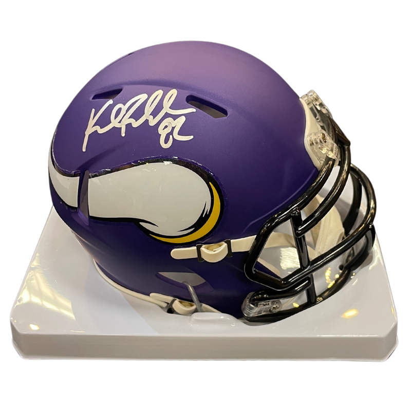 Kyle Rudolph Autographed Minnesota Vikings Mini Helmet Autographs FanHQ   