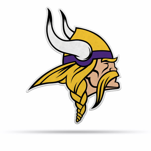Minnesota Vikings Primary Logo Shape Cut Felt Pennant Collectibles Rico   