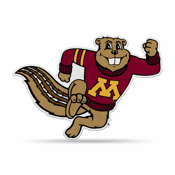 Minnesota Golden Gophers Mascot Logo Shape Cut Felt Pennant Collectibles Rico   