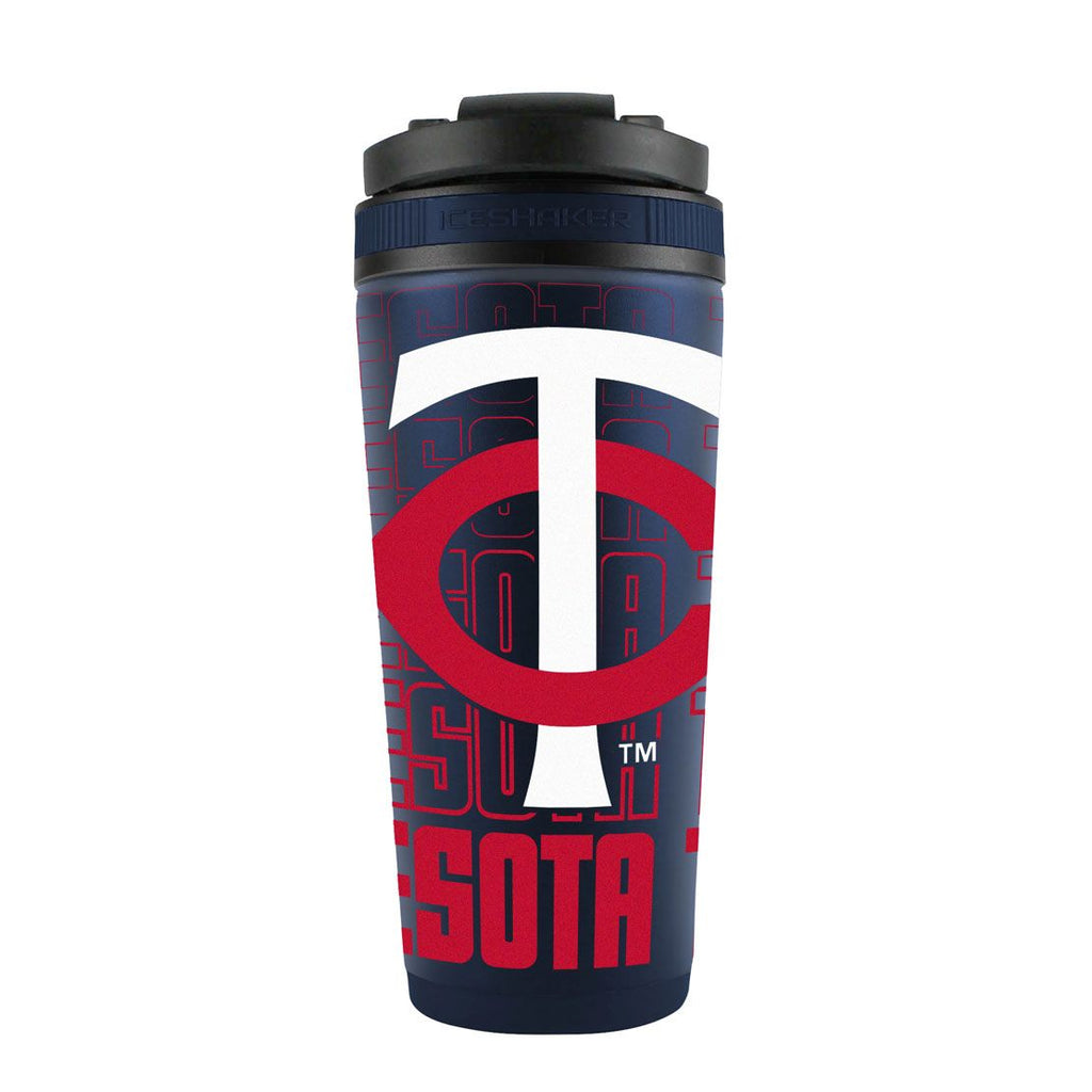 Minnesota Twins 26oz 4D Stainless Steel Ice Shaker Drinkware Wincraft