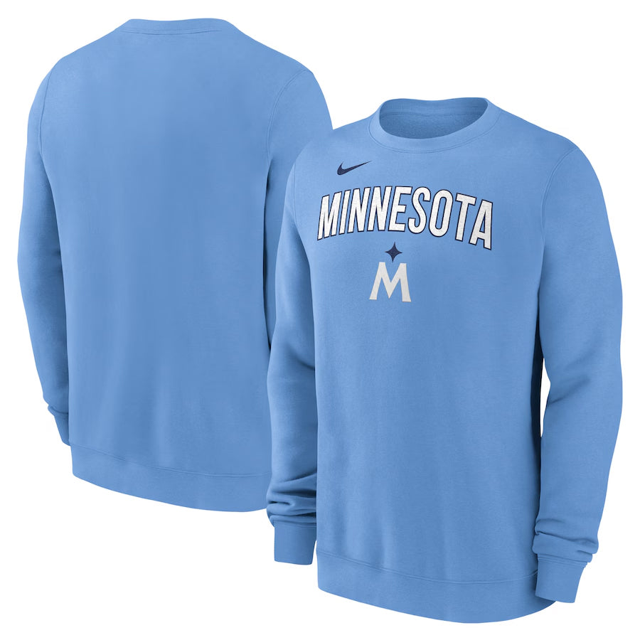 AVAILABLE IN-STORE ONLY! Minnesota Twins Nike Light Blue MLB Crewneck Sweatshirt Sweatshirt Nike