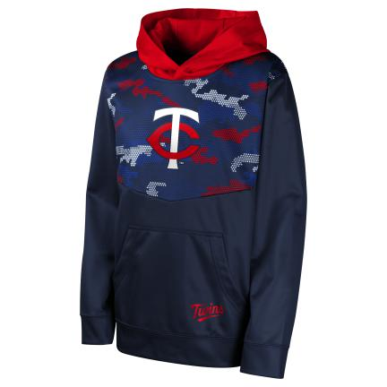 Minnesota Twins Youth Navy Dugout Pullover Hoodie Kids Outerstuff   