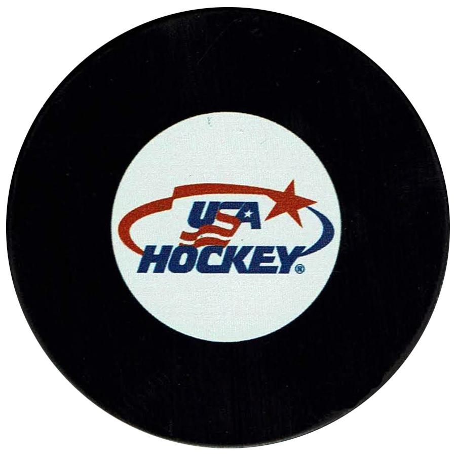 PRE-ORDER: Grace Zumwinkle Autographed USA Hockey Logo Puck Autographs FanHQ   