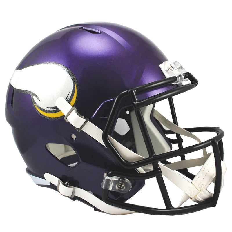 PRE-ORDER: Isaiah Rodgers Autographed Minnesota Vikings Full Size Speed Replica Helmet (Choose From List) Autographs FanHQ