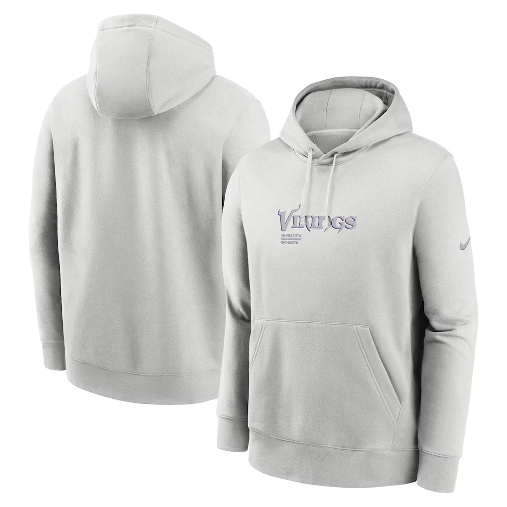 AVAILABLE IN-STORE ONLY! Minnesota Vikings Nike Gray French Terry Club Hoodie Sweatshirts Nike