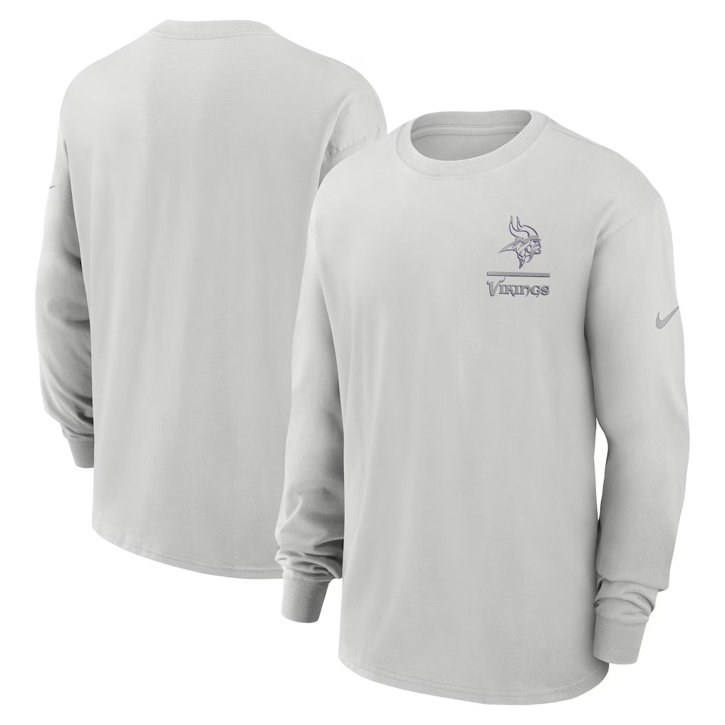 AVAILABLE IN-STORE ONLY! Minnesota Vikings Nike Gray Essential Long Sleeve Tee T-Shirts Nike