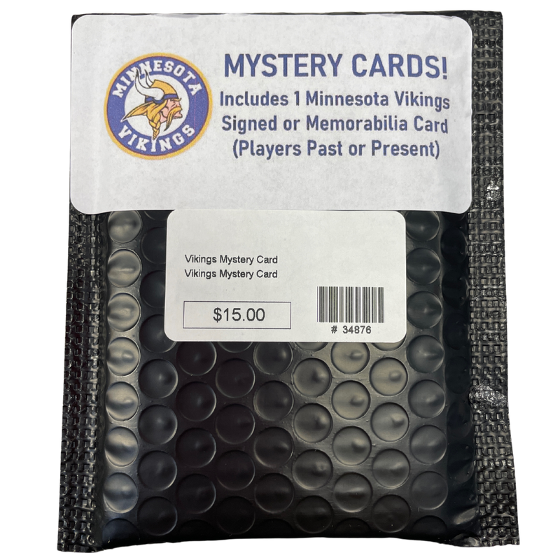 Minnesota Vikings Mystery Card Envelope Trading Cards Fan HQ   