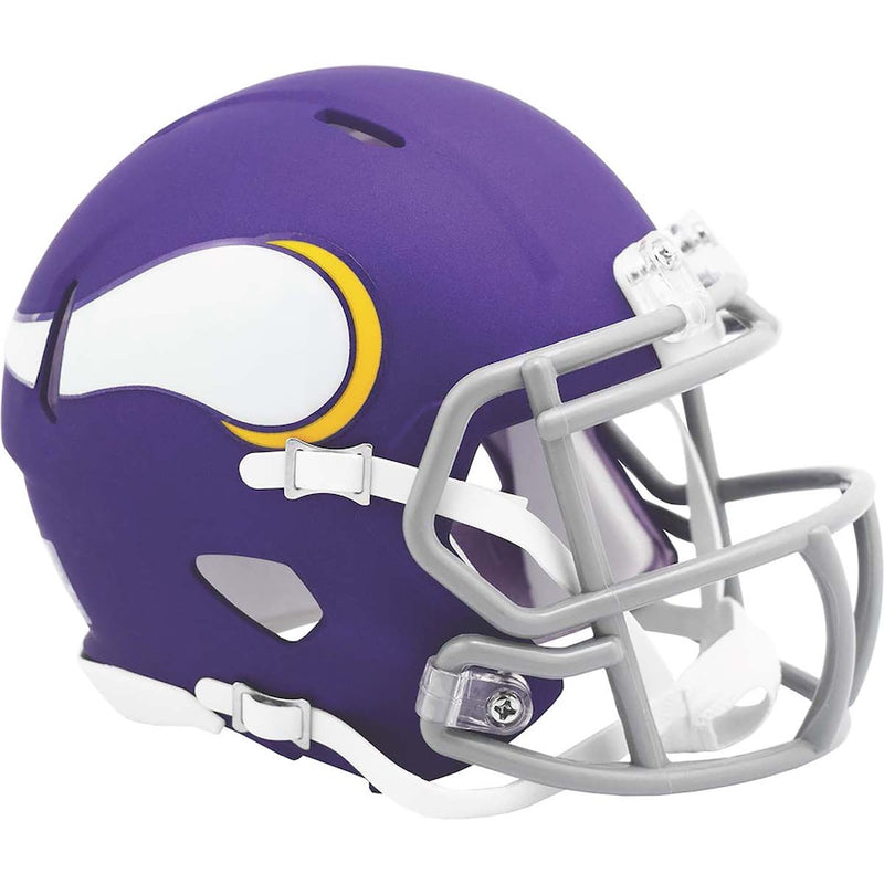 Minnesota Vikings Unsigned Riddell Classic Speed Mini Helmet Collectibles Riddell   