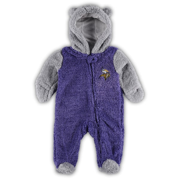 Minnesota Vikings Infant Teddy Bear Fleece Kids Outerstuff   