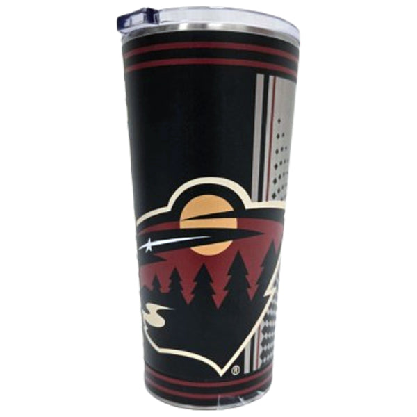 Minnesota Wild 20 oz. Stainless Steel Double Walled Tumbler w/ Lid Collectibles STL Wholesale