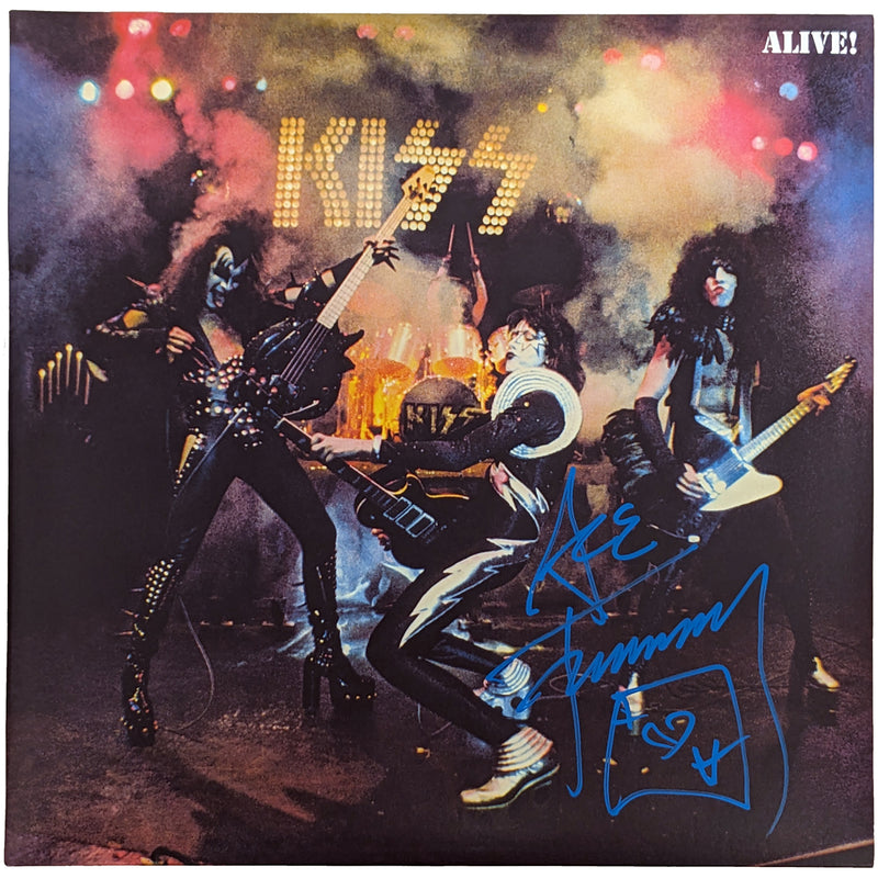 Ace Frehley Autographed KISS Alive! Vinyl Album Autographs FanHQ   