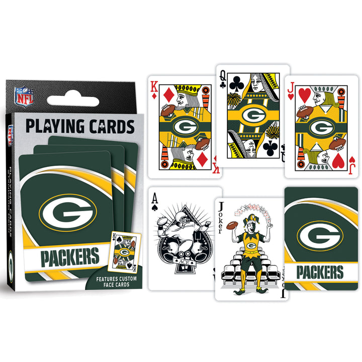 Green Bay Packers Playing Cards Collectibles Masterpieces