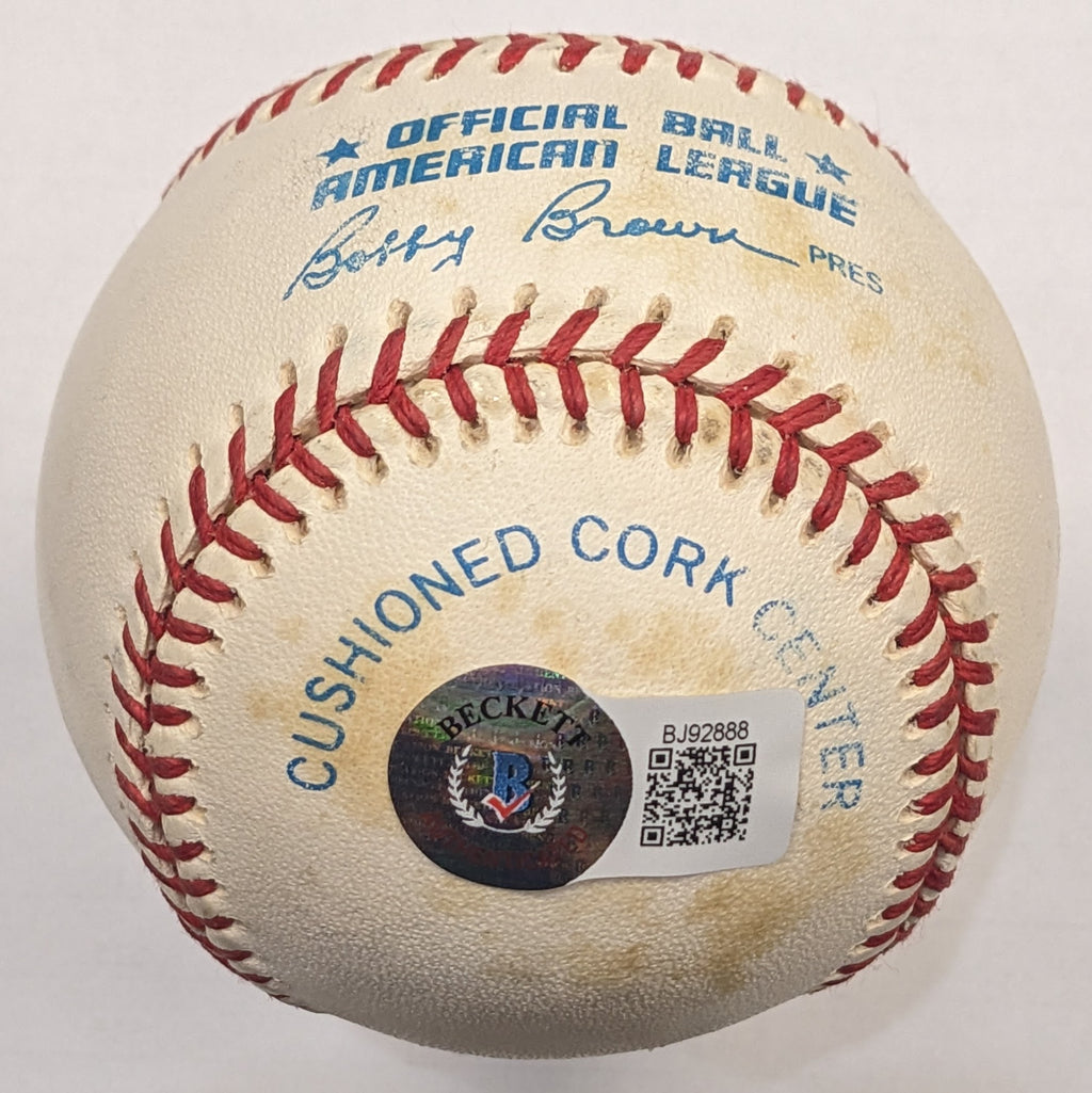 Jack Brickhouse Autographed Rawlings Official American League Baseball w/ Beckett COA Autographs FanHQ