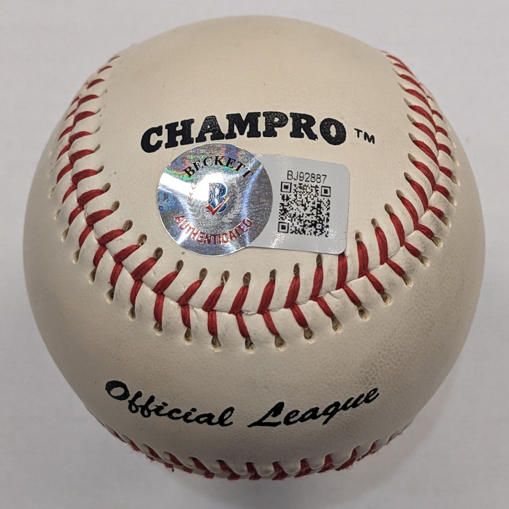 Nap Gulley Autographed Baseball w/ Beckett COA Negro Leagues Autographs FanHQ