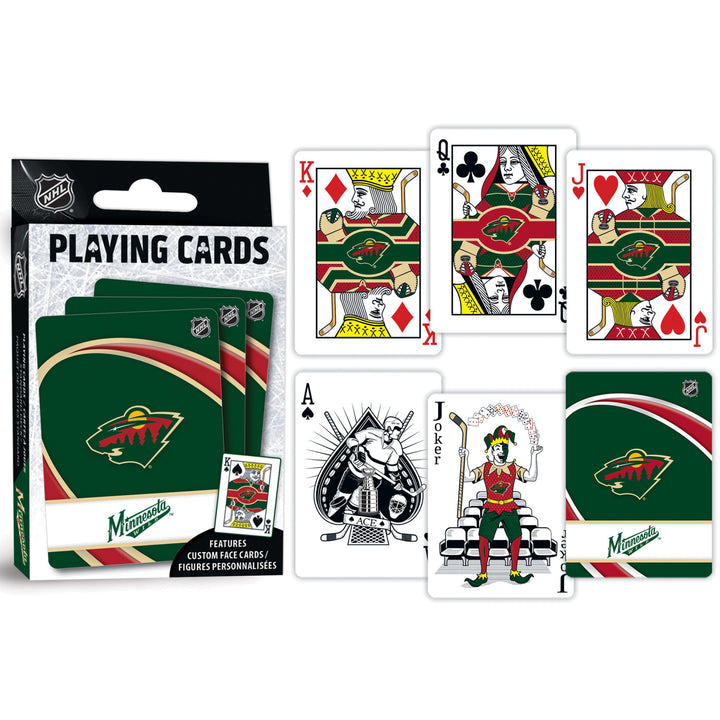 Minnesota Wild Playing Cards Collectibles Masterpieces