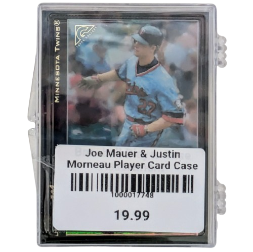 Joe Mauer & Justin Morneau Player Card Case Trading Cards Fan HQ