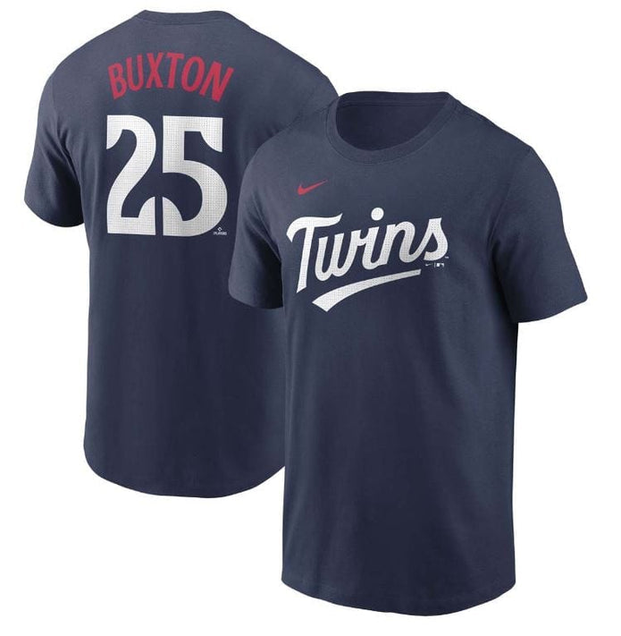 AVAILABLE IN-STORE ONLY! Byron Buxton Nike Navy Minnesota Twins Player Tee T-Shirts Nike   