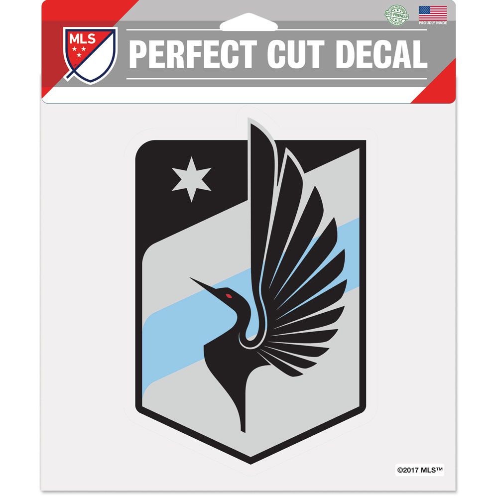 Minnesota United FC 8" x 8" Perfect Cut Color Decal Collectibles Wincraft   