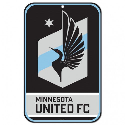 Minnesota United FC 11" x 17" Plastic Sign Collectibles Wincraft   