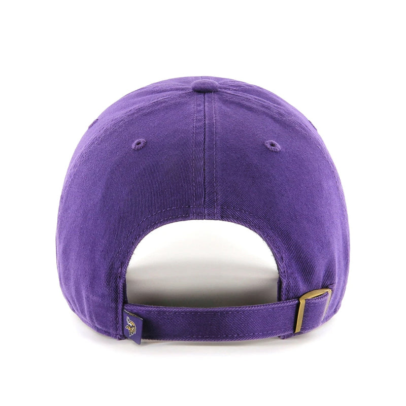 Minnesota Vikings '47 Clean Up Purple Logo Hat Hats 47 Brand