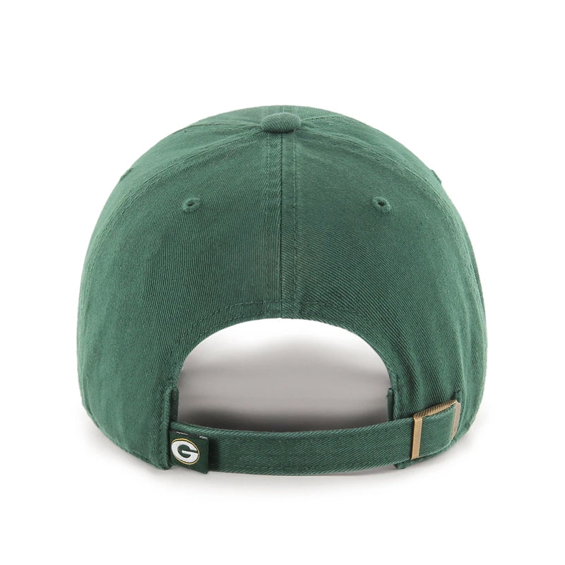 Green Bay Packers '47 Clean Up Green Logo Hat Hats 47 Brand   