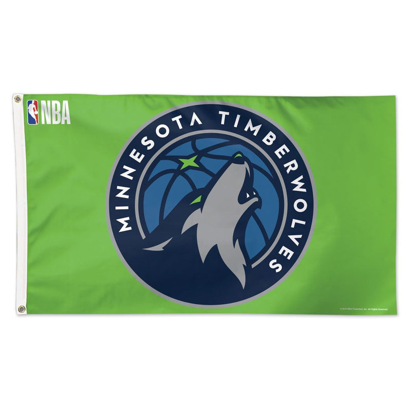 Minnesota Timberwolves Deluxe 3' x 5' Flag Collectibles Wincraft   