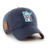 Minnesota Twins '47 Brand Navy Artifact Cooperstown Collection Minnie & Paul Logo Clean Up Hat Hats 47 Brand   