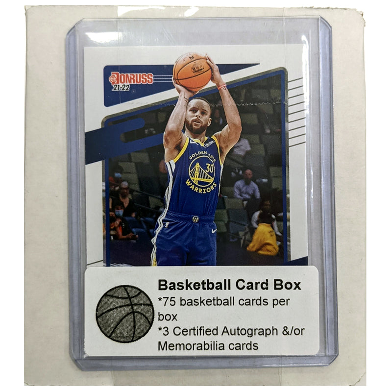 NBA 75 Basketball Card Mystery Box w/ 3 Certified Autograph/Relic