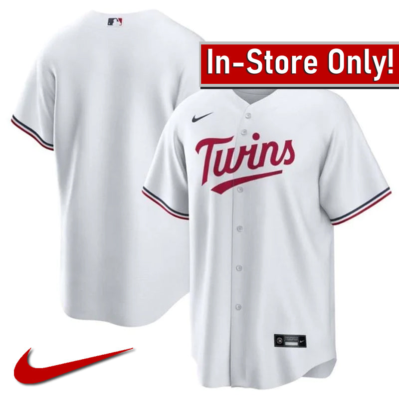 AVAILABLE IN-STORE ONLY! Minnesota Twins Nike White Home Replica Jersey Jersey Nike   