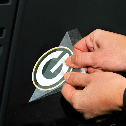 Green Bay Packers 2-pack 4" x 4" Perfect Cut Color Decals Collectibles Wincraft   