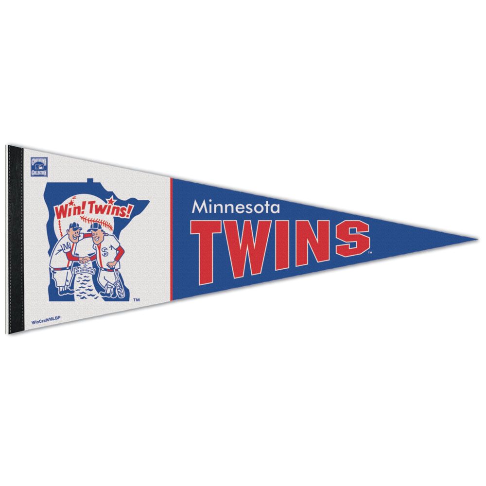 Minnesota Twins Throwback Premium Pennant Collectibles Wincraft   