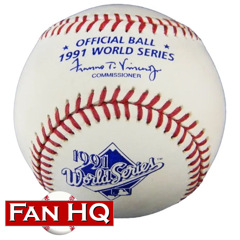 1991 World Series Rawlings Official Major League Baseball Minnesota Twins Collectibles Rawlings   