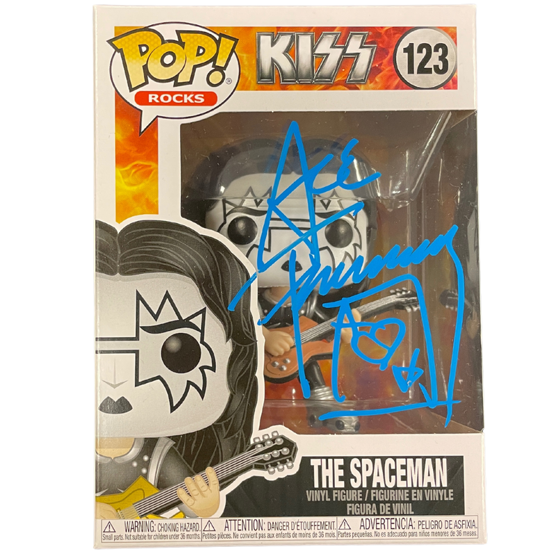 Ace Frehley Autographed KISS Spaceman Funko Pop Vinyl Figure Autographs FanHQ   