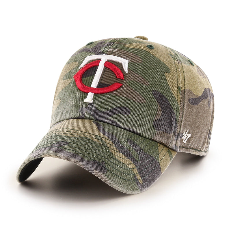 Minnesota Wild Camo Adjustable Hat - Green