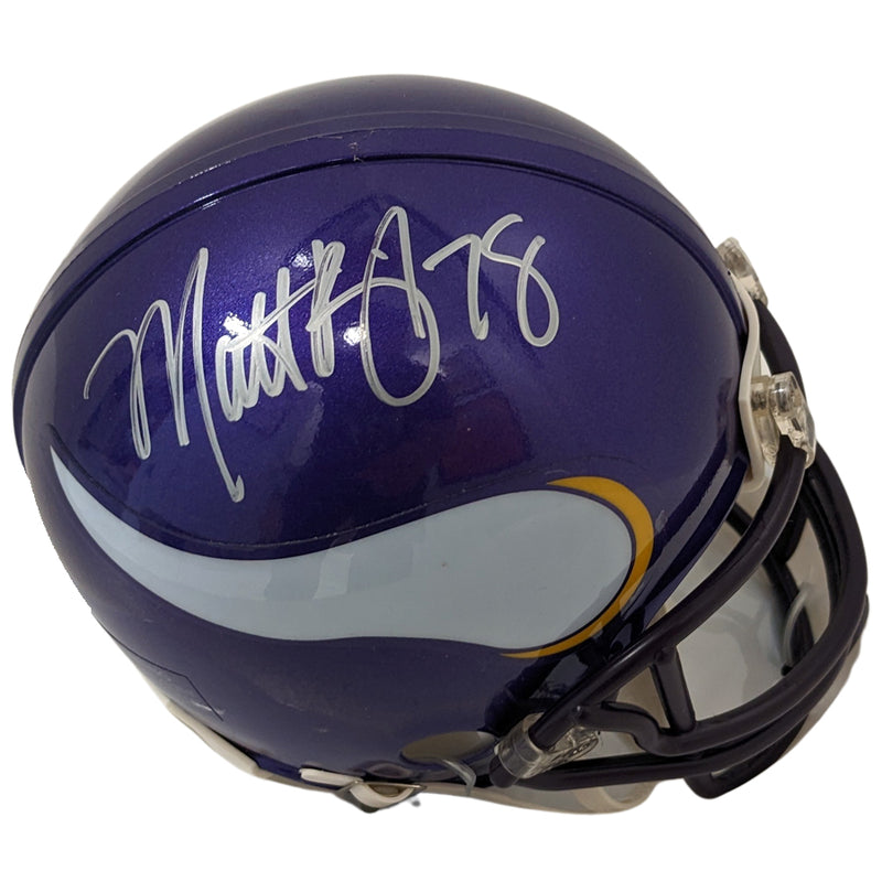 Randall McDaniel Autographed Minnesota Vikings Mini Helmet – Fan HQ