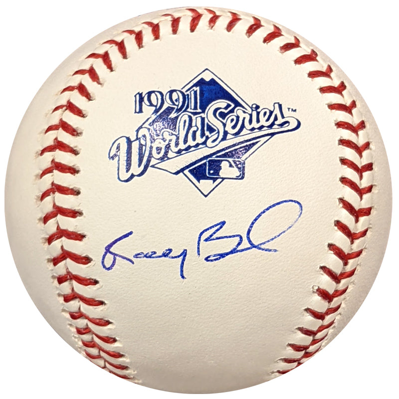 Randy Bush Autographed 1991 World Series Baseball Minnesota Twins Autographs Fan HQ   