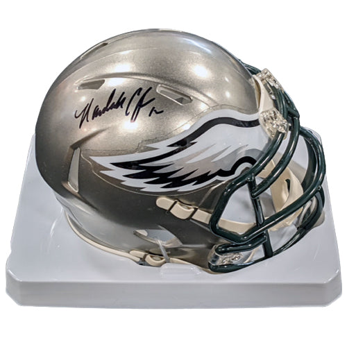 Randall Cunningham Autographed Philadelphia Eagles Flash Mini Helmet Autographs FanHQ   
