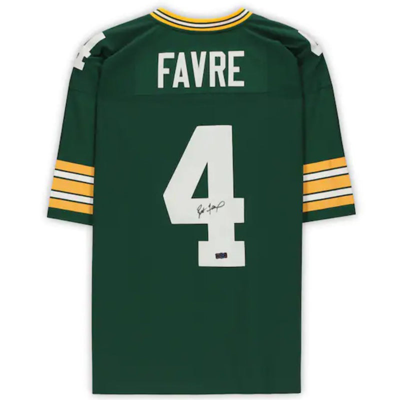 Brett Favre Autographed Green Pro-Style Jersey – Fan HQ