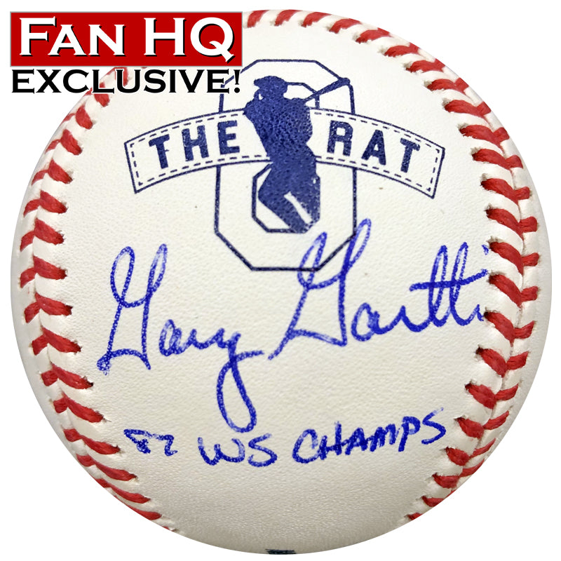 Gary Gaetti Autographed/Inscribed Fan HQ Exclusive Nickname "87 WS Champs" Baseball (Standard Number) Autographs Fan HQ   
